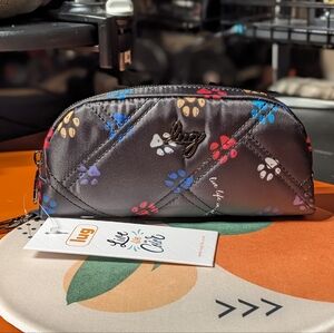 Lug Bobsled XL Eyeglass Case - Paws Black, NWT